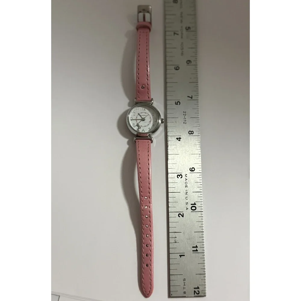 Vintage‎ MINNIE MOUSE Disney Watch Women's or Girls Pink New Battery Running